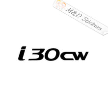 Hyundai i30cw script (4.5" - 30") Vinyl Decal in Different colors & size for Cars/Bikes/Windows