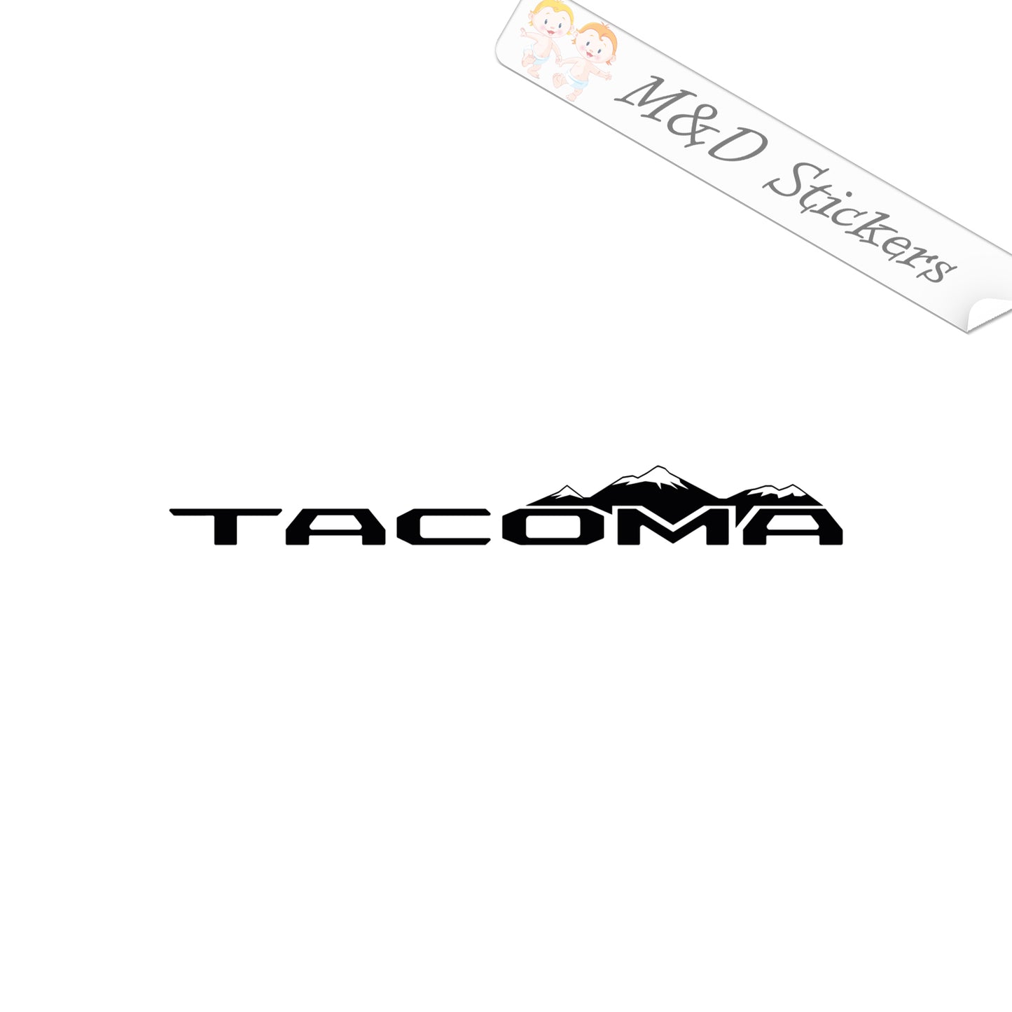 Toyota Tacoma (4.5" - 30") Vinyl Decal in Different colors & size for Cars/Bikes/Windows