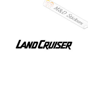 Toyota Land Cruiser Script (4.5" - 30") Vinyl Decal in Different colors & size for Cars/Bikes/Windows