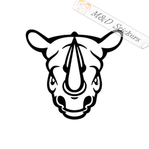 Rhino Rhinoceros Head (4.5" - 30") Vinyl Decal in Different colors & size for Cars/Bikes/Windows