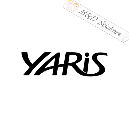 Toyota Yaris Script (4.5" - 30") Vinyl Decal in Different colors & size for Cars/Bikes/Windows