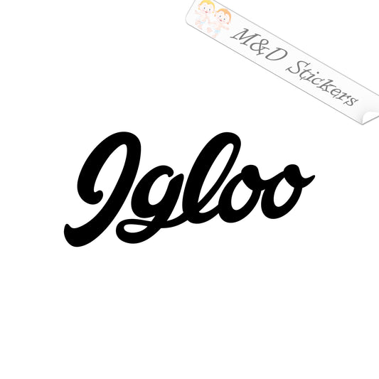 Igloo Coolers Logo (4.5" - 30") Vinyl Decal in Different colors & size for Cars/Bikes/Windows