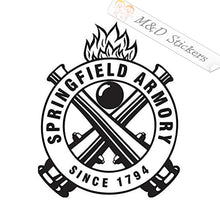 Springfield Armory Logo (4.5" - 30") Vinyl Decal in Different colors & size for Cars/Bikes/Windows