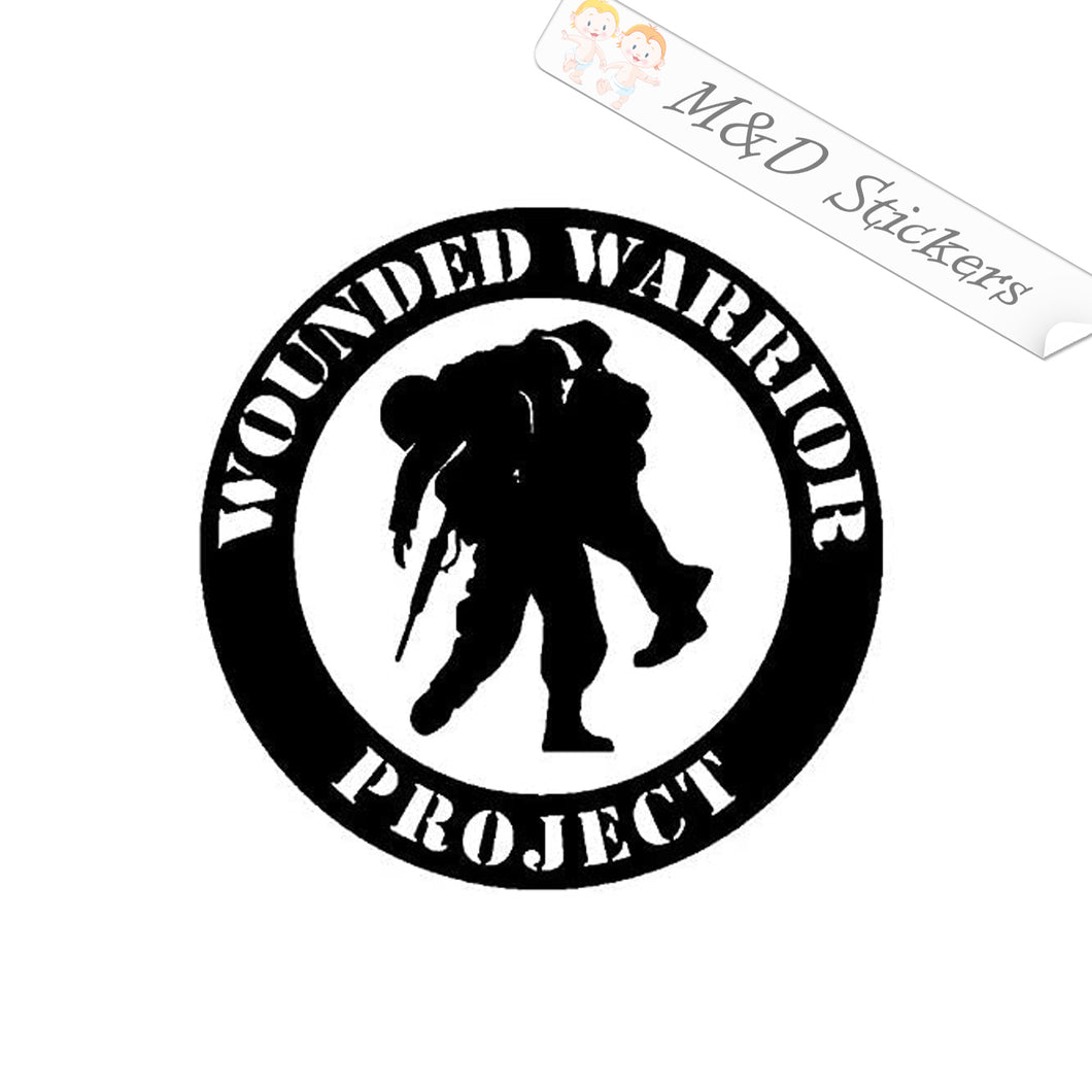 2x Wounded warrior Vinyl Decal Sticker Different colors & size for Cars/Bikes/Windows