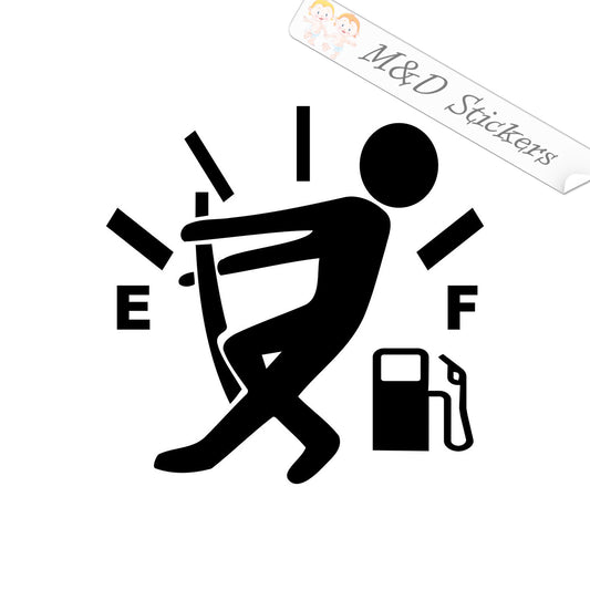 2x Gas fuel consumption problems Vinyl Decal Sticker Different colors & size for Cars/Bikes/Windows
