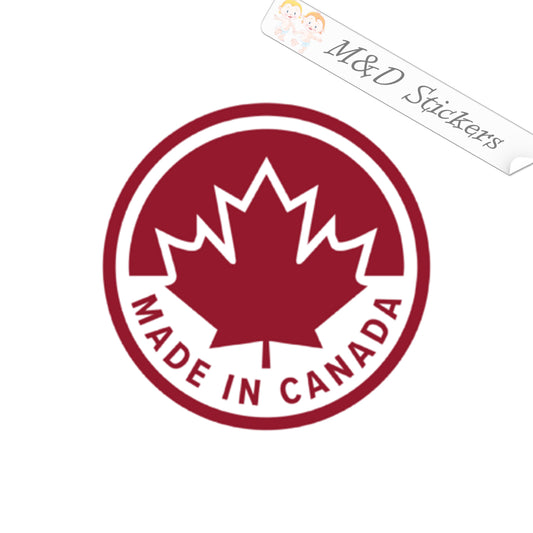 Made in Canada (4.5" - 30") Vinyl Decal in Different colors & size for Cars/Bikes/Windows