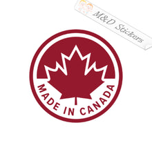 Made in Canada (4.5" - 30") Vinyl Decal in Different colors & size for Cars/Bikes/Windows