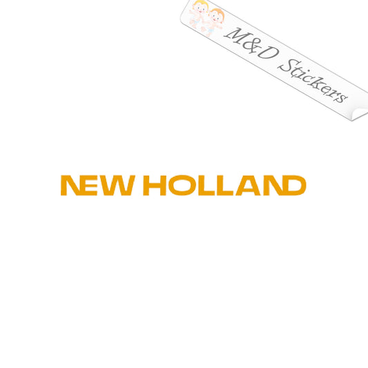 New Holland Tractors Logo (4.5" - 30") Vinyl Decal in Different colors & size for Cars/Bikes/Windows