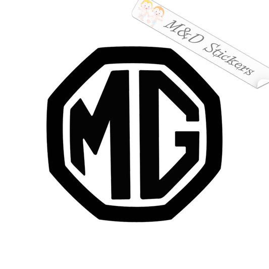 MG cars Logo (4.5" - 30") Vinyl Decal in Different colors & size for Cars/Bikes/Windows