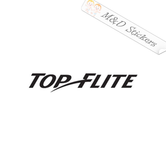 Top Flite golf balls Logo (4.5" - 30") Vinyl Decal in Different colors & size for Cars/Bikes/Windows
