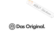 Volkswagen Das Original (4.5" - 30") Vinyl Decal in Different colors & size for Cars/Bikes/Windows