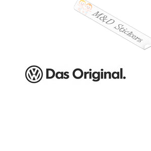 Volkswagen Das Original (4.5" - 30") Vinyl Decal in Different colors & size for Cars/Bikes/Windows
