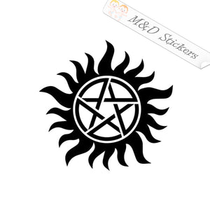 Supernatural Anti Possession Amulet TV show (4.5" - 30") Vinyl Decal in Different colors & size for Cars/Bikes/Windows