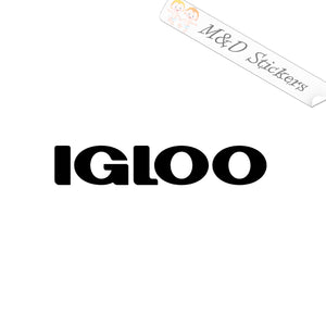Igloo Coolers Logo (4.5" - 30") Vinyl Decal in Different colors & size for Cars/Bikes/Windows