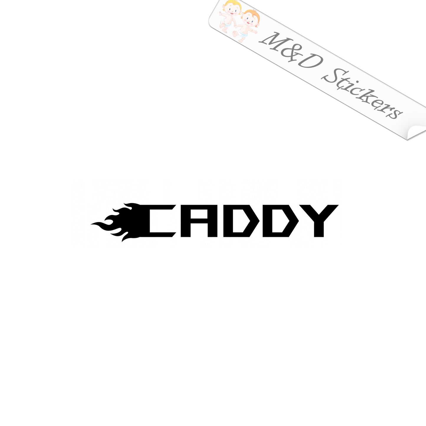 Volkswagen Caddy (4.5" - 30") Vinyl Decal in Different colors & size for Cars/Bikes/Windows