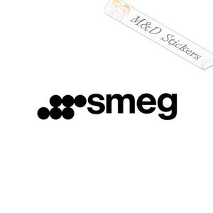 Smeg appliances Logo (4.5" - 30") Vinyl Decal in Different colors & size for Cars/Bikes/Windows