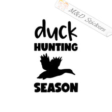Duck Hunting Season (4.5" - 30") Vinyl Decal in Different colors & size for Cars/Bikes/Windows