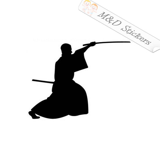 Samurai (4.5" - 30") Vinyl Decal in Different colors & size for Cars/Bikes/Windows