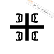 Serbian Flag Symbol (4.5" - 30") Decal in Different colors & size for Cars/Bikes/Windows