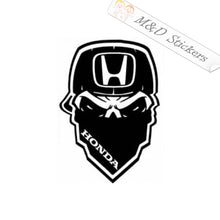 Honda Skull Mask (4.5" - 30") Vinyl Decal in Different colors & size for Cars/Bikes/Windows