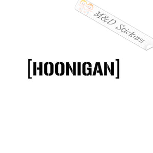 2x Hoonigan Vinyl Decal Sticker Different colors & size for Cars/Bikes/Windows