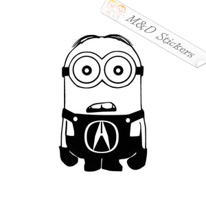Acura Minion Logo (4.5 - 30) Vinyl Decal in Different colors & size – M&D  Stickers