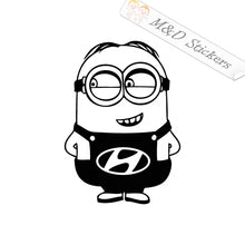 Hyundai Minion Logo (4.5" - 30") Vinyl Decal in Different colors & size for Cars/Bikes/Windows