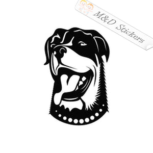 Rottweiler Dog (4.5" - 30") Vinyl Decal in Different colors & size for Cars/Bikes/Windows