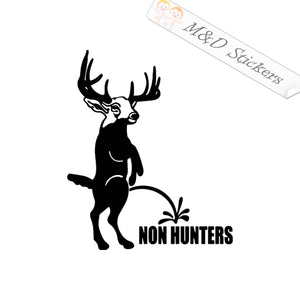 Buck Peeing Non Hunters (4.5" - 30") Vinyl Decal in Different colors & size for Cars/Bikes/Windows