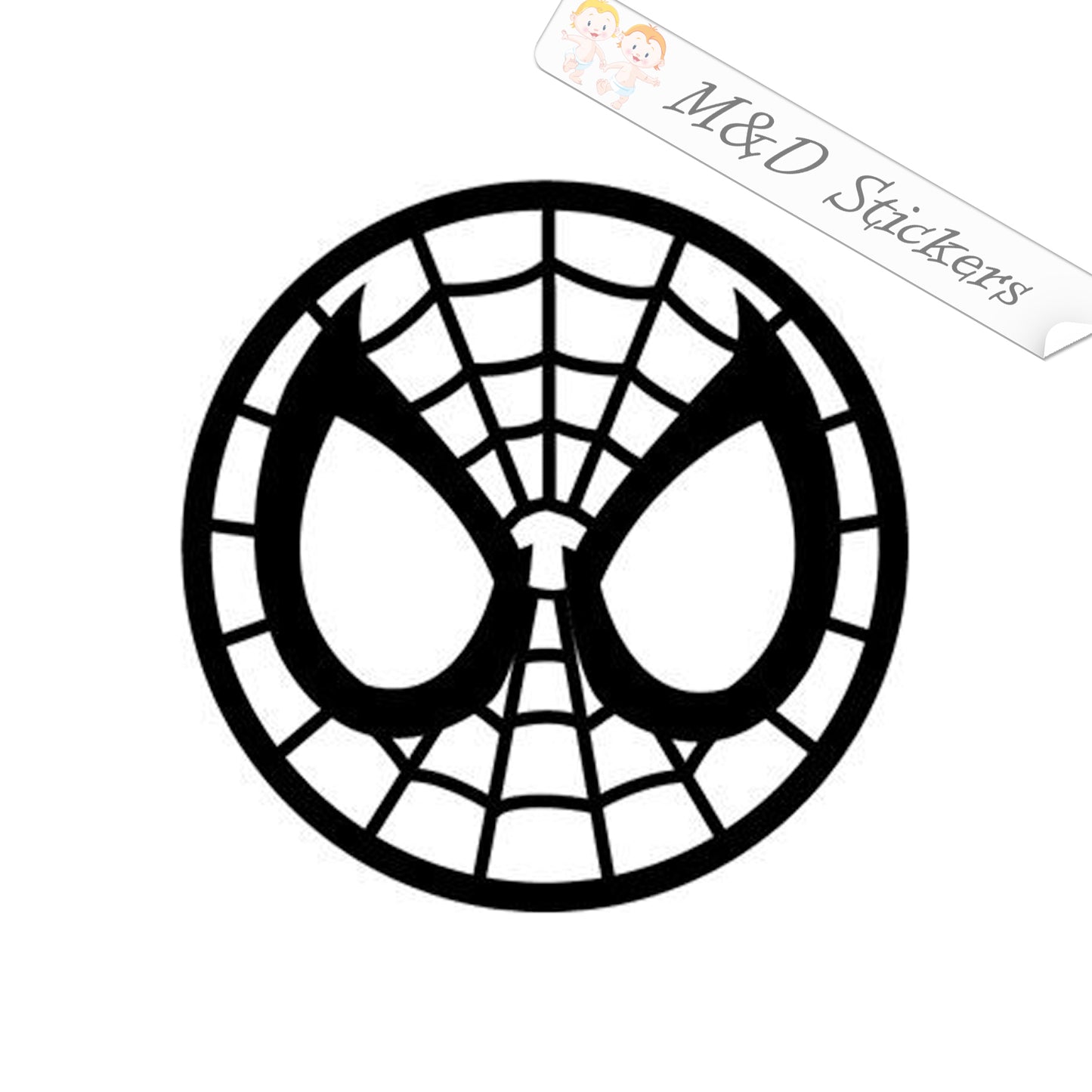 Spider man (4.5" - 30") Vinyl Decal in Different colors & size for Cars/Bikes/Windows