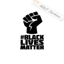 Raised Fist Black Lives matter (4.5" - 30") Vinyl Decal in Different colors & size for Cars/Bikes/Windows