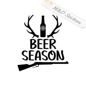 Beer season (4.5" - 30") Vinyl Decal in Different colors & size for Cars/Bikes/Windows