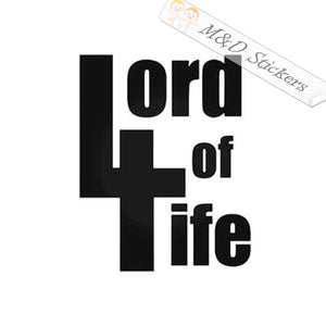 Lord of Life (4.5" - 30") Vinyl Decal in Different colors & size for Cars/Bikes/Windows