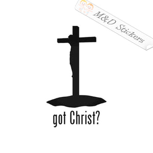 Got Christ (4.5" - 30") Vinyl Decal in Different colors & size for Cars/Bikes/Windows