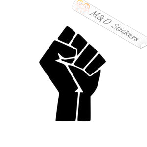 Raised Fist Black Lives matter (4.5" - 30") Vinyl Decal in Different colors & size for Cars/Bikes/Windows