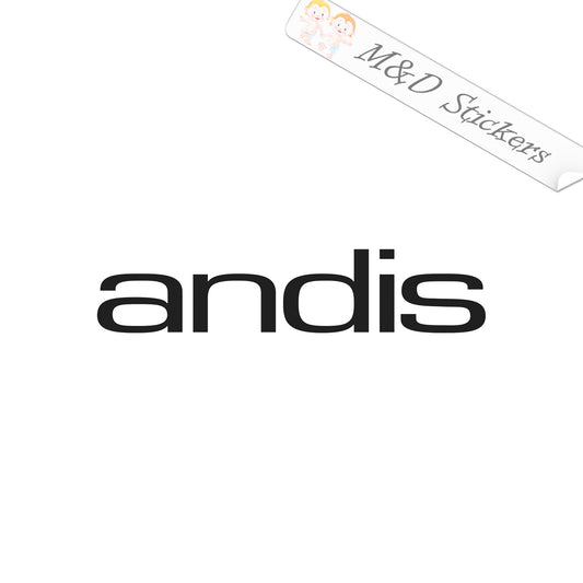 Andis Logo (4.5" - 30") Vinyl Decal in Different colors & size for Cars/Bikes/Windows