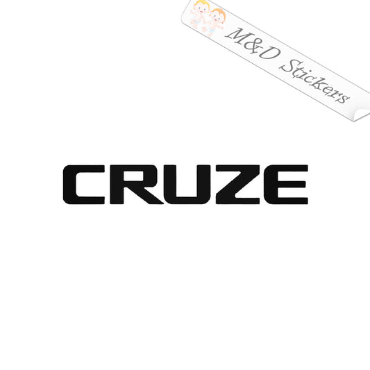 Chevrolet Cruze script (4.5" - 30") Vinyl Decal in Different colors & size for Cars/Bikes/Windows