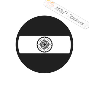 Indian Flag (4.5" - 30") Decal in Different colors & size for Cars/Bikes/Windows