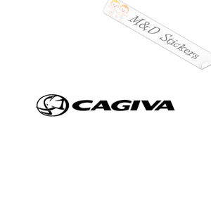 Cagiva motorcycle Logo (4.5" - 30") Vinyl Decal in Different colors & size for Cars/Bikes/Windows