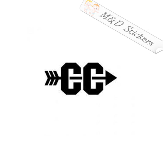 Cross country running Symbol (4.5" - 30") Vinyl Decal in Different colors & size for Cars/Bikes/Windows