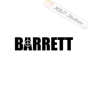Barrett Firearms Manufacturing Logo (4.5" - 30") Vinyl Decal in Different colors & size for Cars/Bikes/Windows