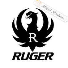 Ruger Logo (4.5" - 30") Vinyl Decal in Different colors & size for Cars/Bikes/Windows