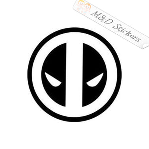 2x Deadpool Vinyl Decal Sticker Different colors & size for Cars/Bikes/Windows