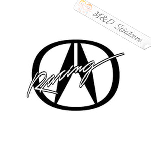Acura racing (4.5" - 30") Vinyl Decal in Different colors & size for Cars/Bikes/Windows