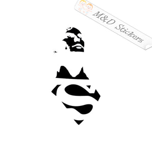 2x Superman Superhero Vinyl Decal Sticker Different colors & size for Cars/Bikes/Windows