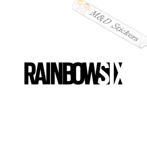 Tom Clancy's Rainbow Six Logo Video Game (4.5" - 30") Vinyl Decal in Different colors & size for Cars/Bikes/Windows