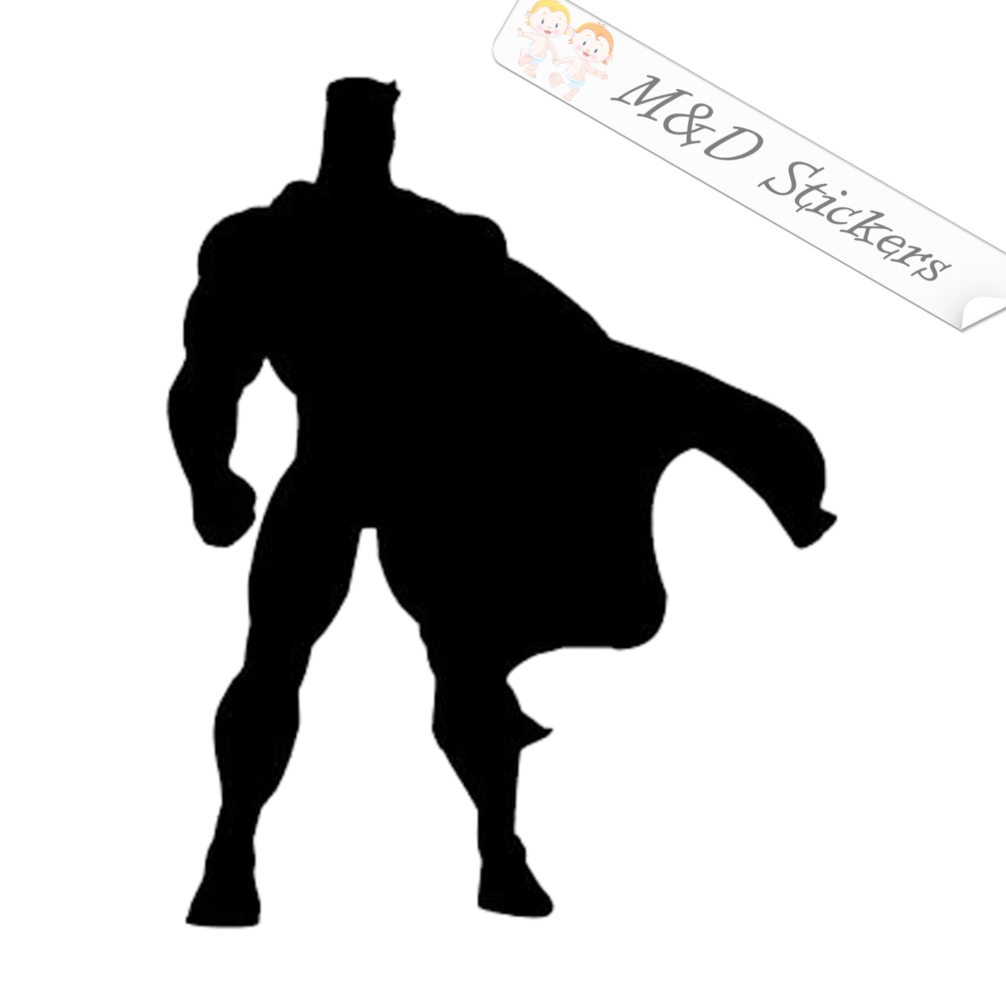 Superman (4.5" - 30") Vinyl Decal in Different colors & size for Cars/Bikes/Windows