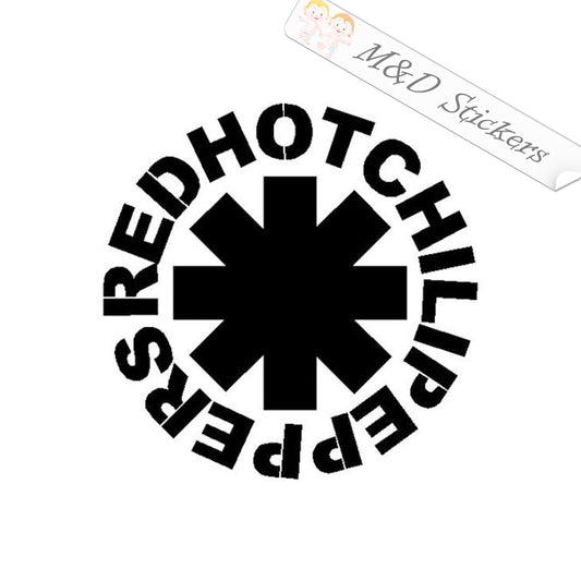 RHCP Red Hot Chili Peppers Music band Logo (4.5" - 30") Vinyl Decal in Different colors & size for Cars/Bikes/Windows