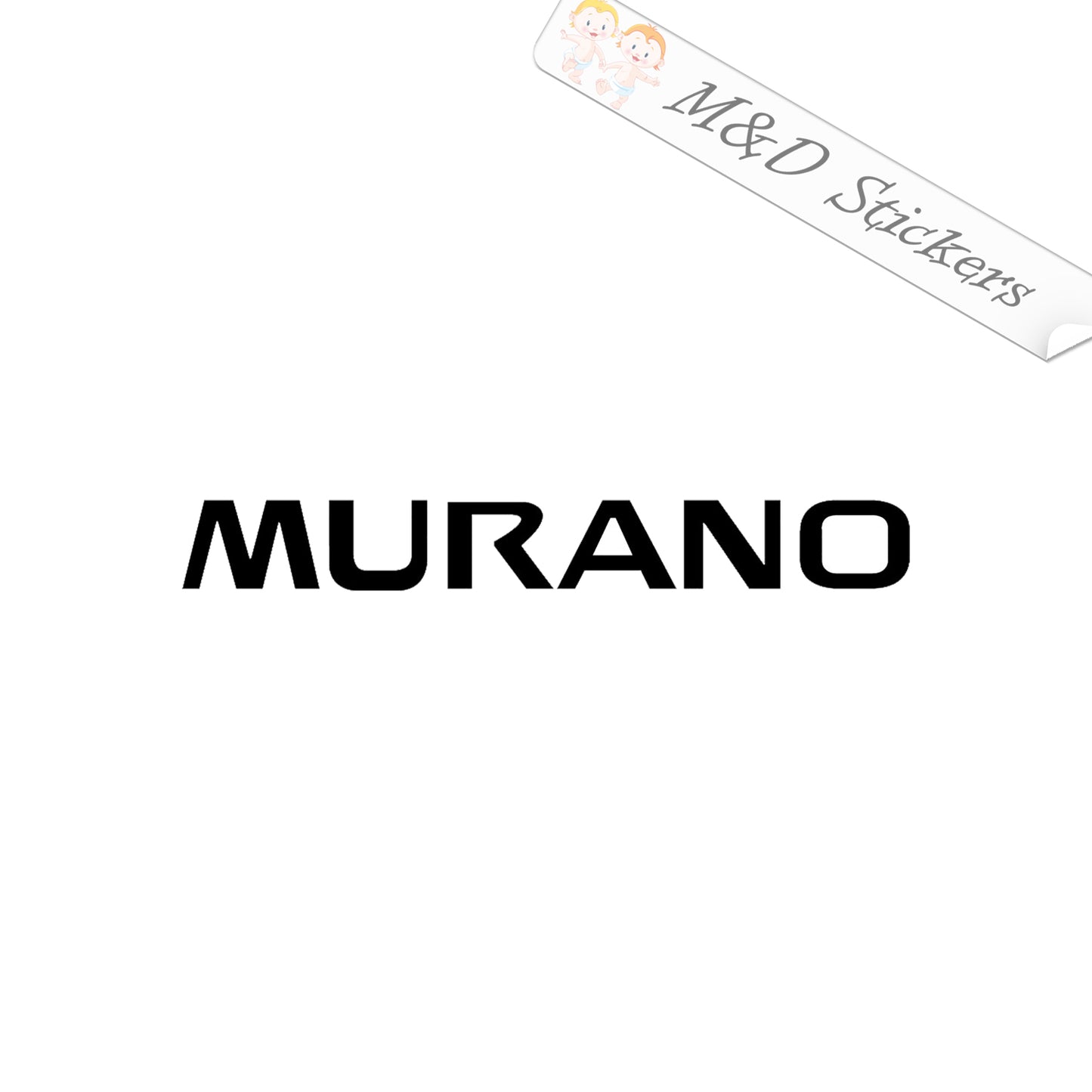 Nissan Murano script (4.5" - 30") Vinyl Decal in Different colors & size for Cars/Bikes/Windows