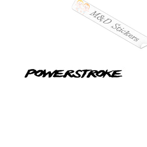 Ford Power stroke script (4.5" - 30") Vinyl Decal in Different colors & size for Cars/Bikes/Windows